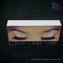 Design-Druck benutzerdefinierte Logo Karton Falsche Wimpern Verpackung Box mit Magnet